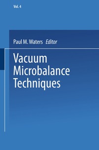 bokomslag Vacuum Microbalance Techniques