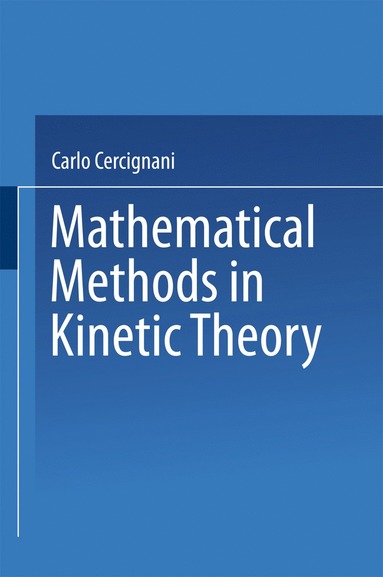 bokomslag Mathematical Methods in Kinetic Theory