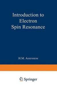 bokomslag Introduction to Electron Spin Resonance