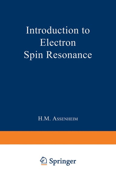 bokomslag Introduction to Electron Spin Resonance