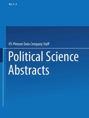 bokomslag Political Science Abstracts