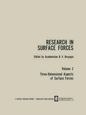 Research in Surface Forces 1