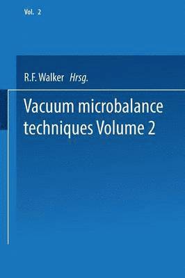 bokomslag Vacuum Microbalance Techniques