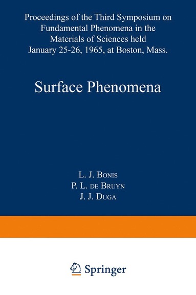 bokomslag Surface Phenomena