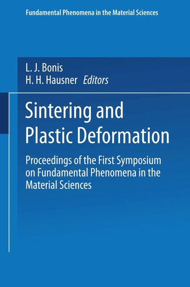 bokomslag Sintering and Plastic Deformation