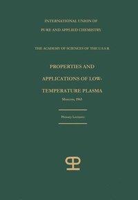 bokomslag Properties and applications of low-temperature plasma