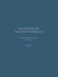 bokomslag Proceedings of the Seventh Conference on Magnetism and Magnetic Materials