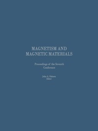 bokomslag Proceedings of the Seventh Conference on Magnetism and Magnetic Materials