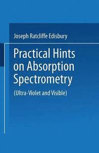 bokomslag Practical Hints on Absorption Spectrometry