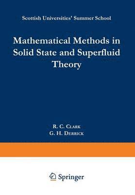 bokomslag Mathematical Methods in Solid State and Superfluid Theory