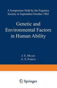 bokomslag Genetic and Environmental Factors in Human Ability