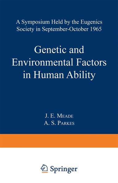 bokomslag Genetic and Environmental Factors in Human Ability