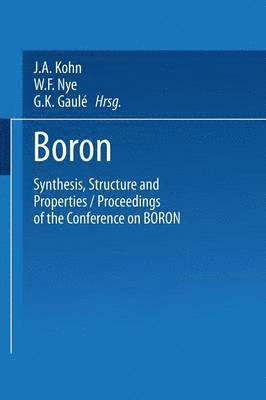 Boron Synthesis, Structure, and Properties 1