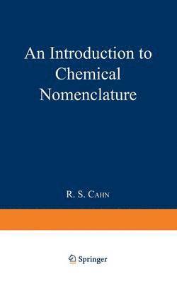bokomslag Introduction to Chemical Nomenclature