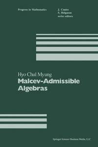 bokomslag Malcev-Admissible Algebras