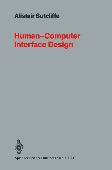 bokomslag Human-Computer Interface Design