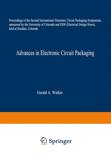 bokomslag Advances in Electronic Circuit Packaging