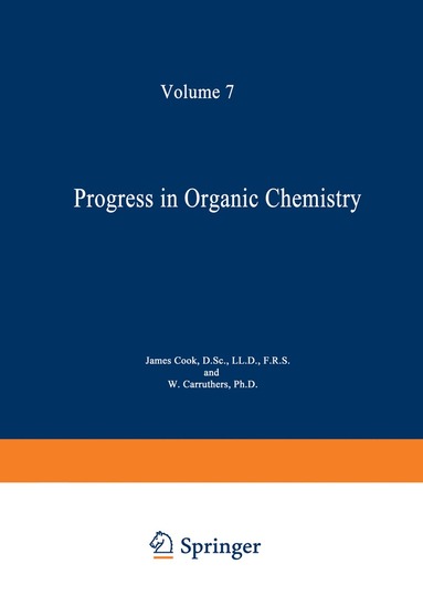 bokomslag Progress in Organic Chemistry