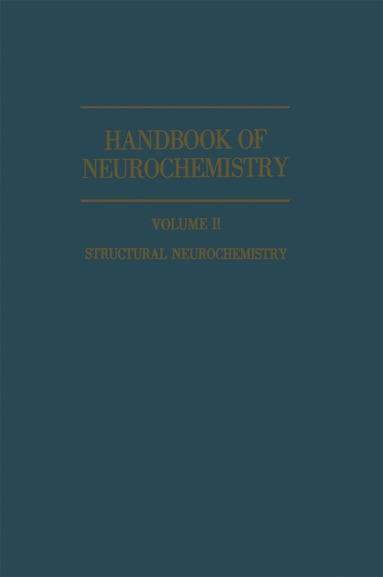 bokomslag Handbook of Neurochemistry