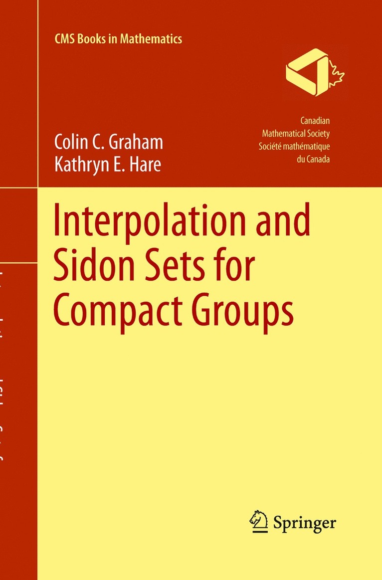Colin Graham, Kathryn E. Hare - Interpolation and Sidon Sets for Compact Groups, Häftad