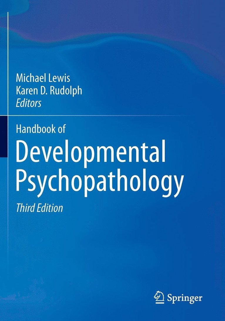 Handbook of Developmental Psychopathology 1