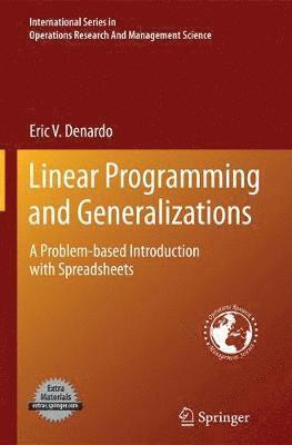 bokomslag Linear Programming and Generalizations