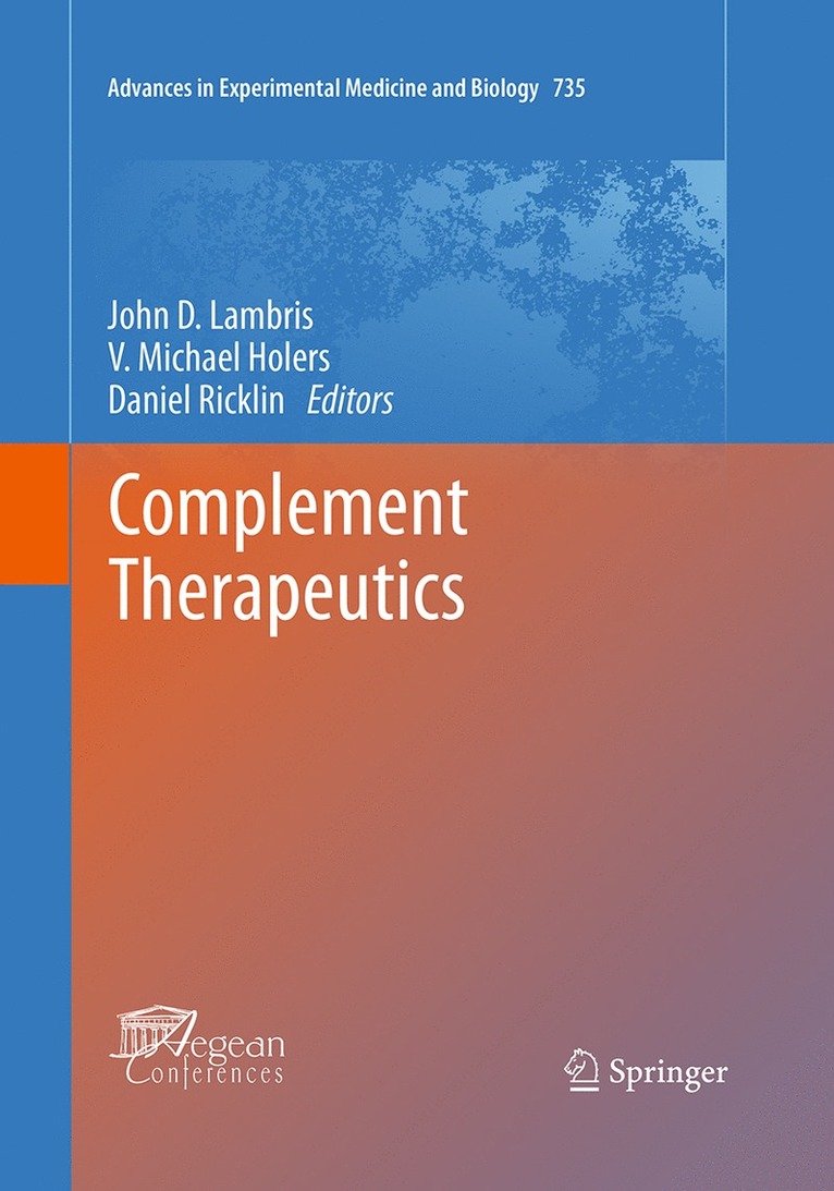John D. Lambris, V. Michael Holers, Daniel Ricklin - Complement Therapeutics, Häftad