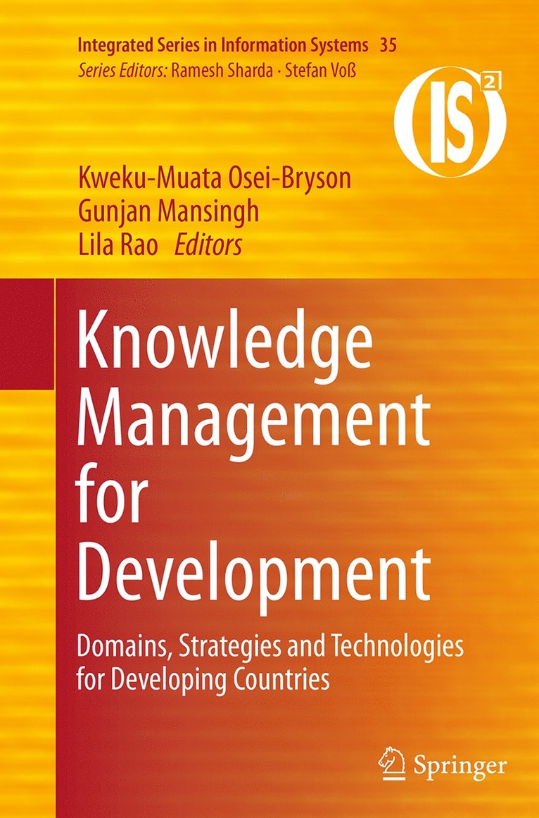 Kweku-Muata Osei-Bryson, Gunjan Mansingh, Lila Rao - Knowledge Management for Development, Häftad