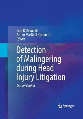 bokomslag Detection of Malingering during Head Injury Litigation