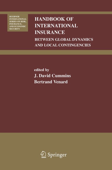 J. David Cummins, Bertrand Venard - Handbook of International Insurance, Häftad