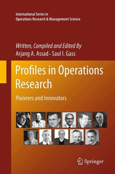 Arjang A. Assad, Saul I. Gass - Profiles in Operations Research, Häftad