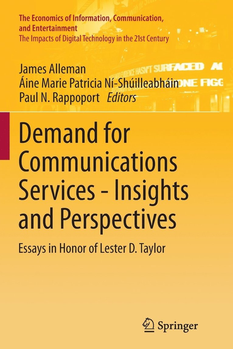 Demand for Communications Services  Insights and Perspectives 1