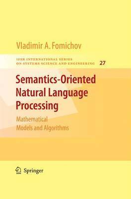 bokomslag Semantics-Oriented Natural Language Processing