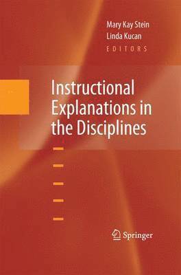 Instructional Explanations in the Disciplines 1