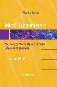 bokomslag Micro-Econometrics