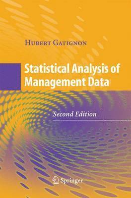 bokomslag Statistical Analysis of Management Data