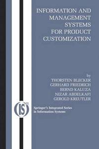bokomslag Information and Management Systems for Product Customization