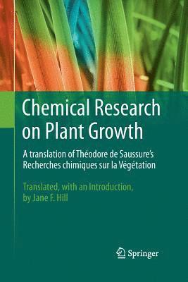 Chemical Research on Plant Growth 1