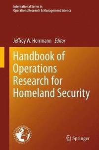 bokomslag Handbook of Operations Research for Homeland Security