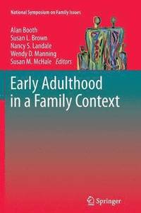 bokomslag Early Adulthood in a Family Context