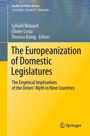 Sylvain Brouard, Olivier Costa, Thomas König - Europeanization of Domestic Legislatures, Häftad