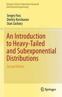 bokomslag An Introduction to Heavy-Tailed and Subexponential Distributions