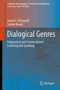 bokomslag Dialogical Genres