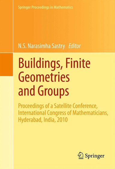 N.S. Narasimha Sastry - Buildings, Finite Geometries and Groups, Häftad