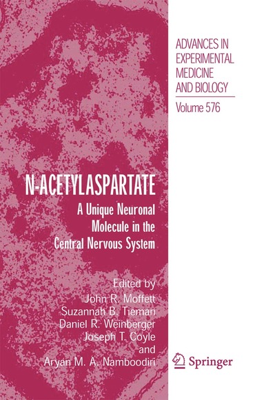 John Moffett, Suzannah B. Tieman, Daniel R. Weinberger, Joseph T. Coyle, Aryan M. A. Namboodiri - N-Acetylaspartate, Häftad