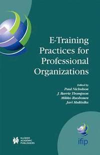 bokomslag E-Training Practices for Professional Organizations