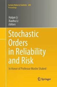 bokomslag Stochastic Orders in Reliability and Risk