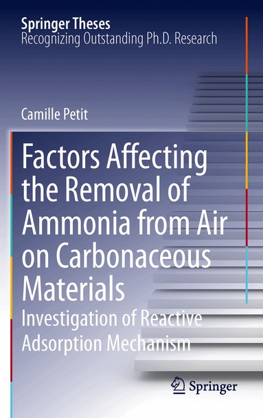Camille Petit - Factors Affecting the Removal of Ammonia from Air on Carbonaceous Materials, Häftad