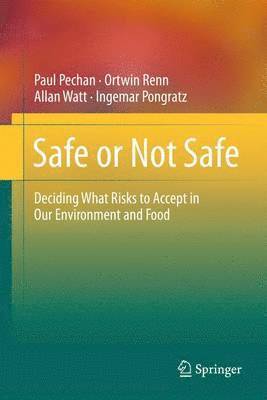 Paul Pechan, Ortwin Renn, Allan Watt, Ingemar Pongratz - Safe or Not Safe, Häftad