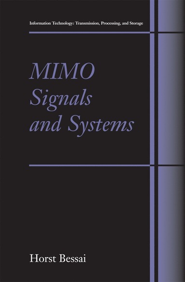 bokomslag MIMO Signals and Systems